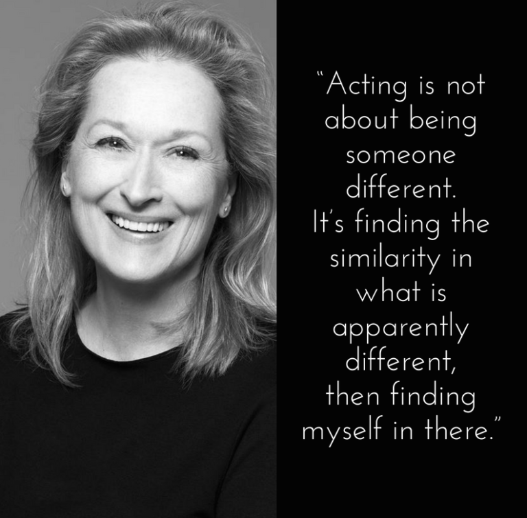 What Meryl Streep Says About Acting - philip hernández